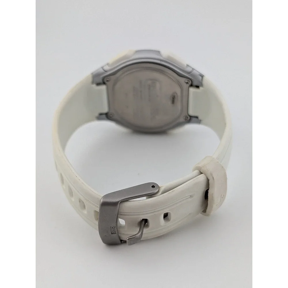 Timex Ironman Triathlon Digital Watch Men‎ 40mm Case 10 Lap White- New Battery